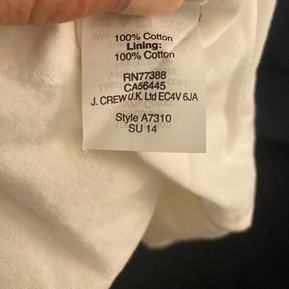 COPY - J. Crew White Eyelet Skort, Size 2 - Picture 5 of 6
